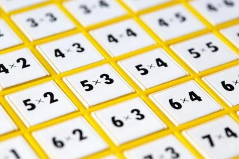 Close-up of multiplication machine Stock Photos