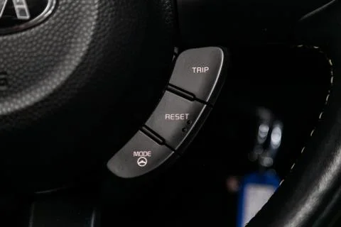 Close-up of the Multiwheel with setting mode, trip , reset buttons. Photograp Stock Photos