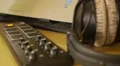 Close-up of Music Maker Plays on Pad MIDI Controller. Musical Instrument Digital HD Footage