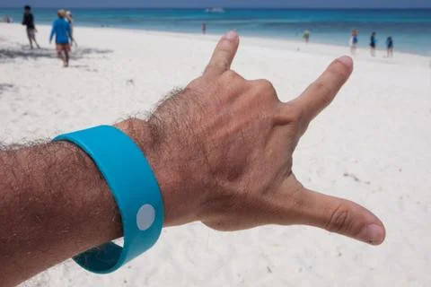 Close-up my hands Stock Photos