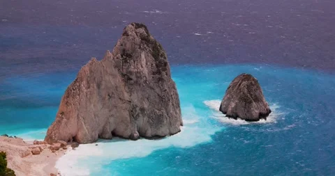 Close-up Myzithres islands Stock Footage 275594379