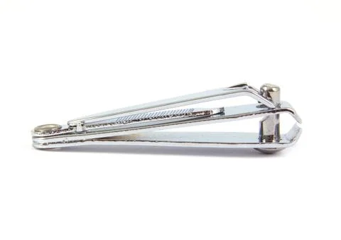 Close up of nail clipper on a white background Stock Photos