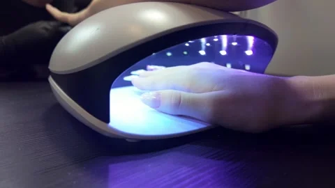 Close-up of Nail Tech Prepping Nails Stock Footage 302198321