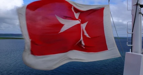 Close up of the national flag of Malta Stock Footage 121041082