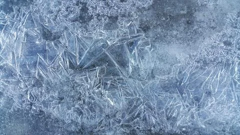 Close-up of natural ice texture Stock-Fotos
