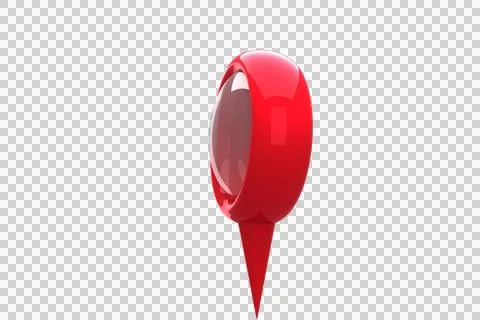 Close-up of navigation pointer Illustrazione stock