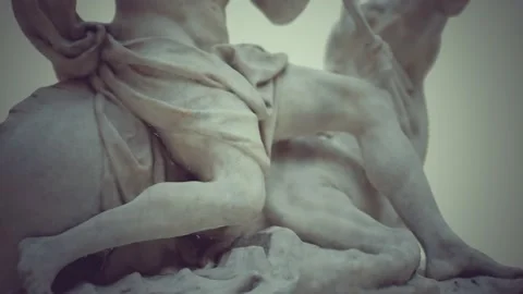 Close up of the Neptune statue 스톡 동영상 129501829