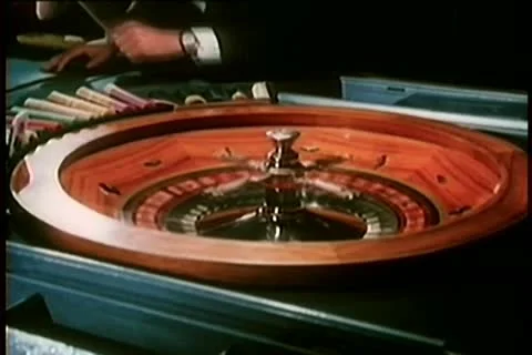 Close-up of nervous hands playing roulette in casino Stock Footage 11354024