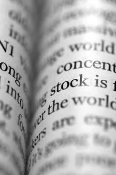 Close up of newspaper Stock Photos
