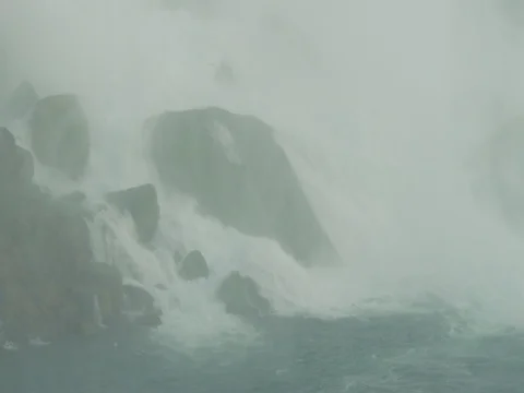 Close up of Niagara Falls Stock Footage 73001286