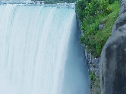 Close up of Niagara Falls Stock Footage 73005998
