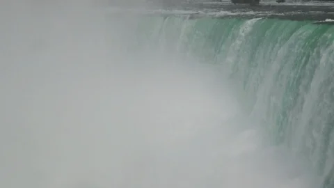 Close up of Niagara Falls Stock Footage 115566431