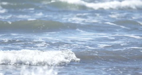 Close up of nice waves Stock Footage 217430303