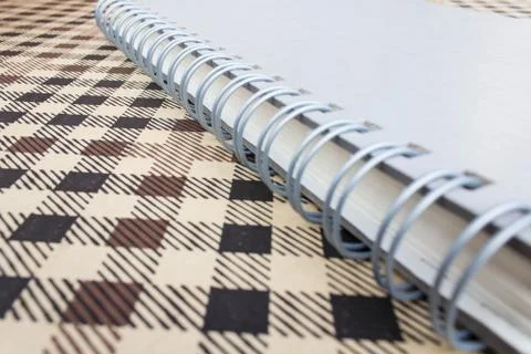 Close up notebook with background Stock Photos