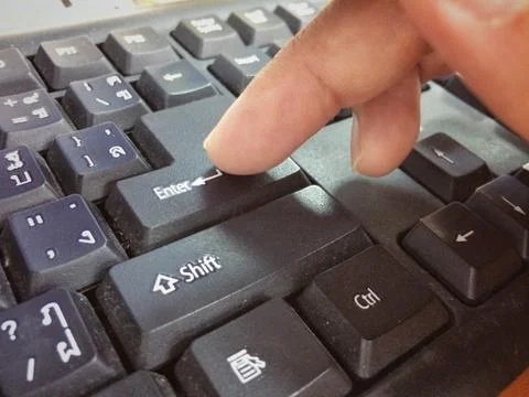 Close up the numeric keypad Stock Photos