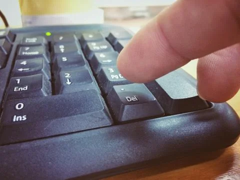 Close up the numeric keypad Stock Photos