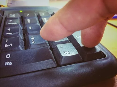 Close up the numeric keypad Stock Photos