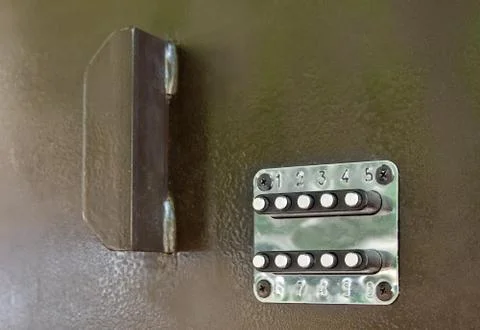 Close-up of numeric lock Stock Photos