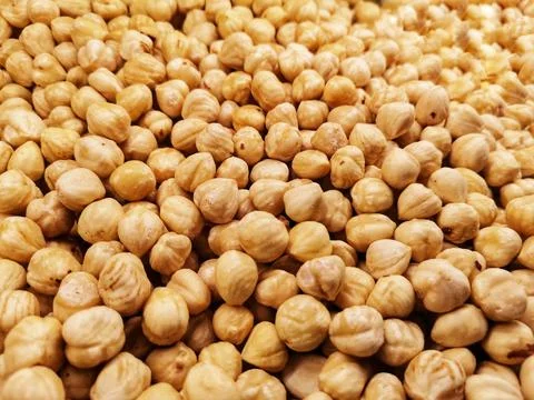 Close-up nuts. Background nuts and detail shots. Stock Photos