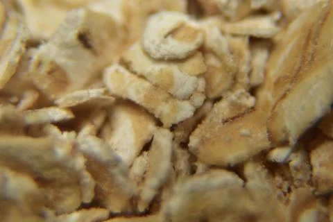Close up of oat flakes Stock Photos