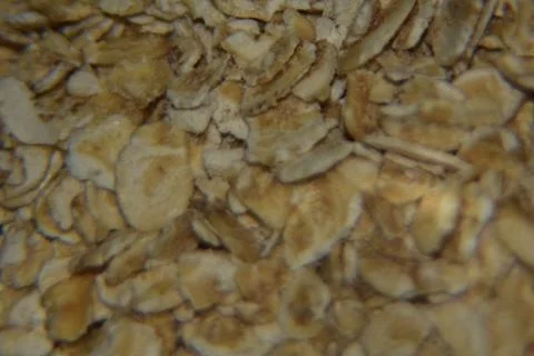 Close up of oat flakes 库存照片