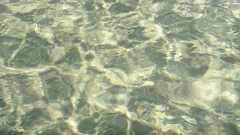 Close-Up of Ocean Surface Reflecting Texture Video stock 313917997