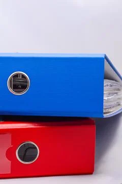 Close up of Office Binder Foto stock