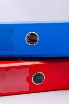 Close up of Office Binder Stock Photos