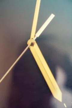 Close up of an office clock Stock Photos