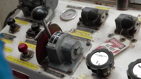 Close Up of oil and gas specialized equipment Stock Footage 45236581