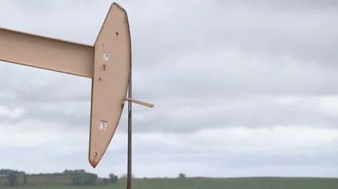 Close-up on Oil Pump Stock Footage 44473053