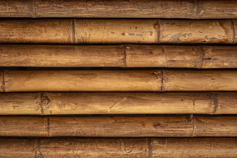 Close up, old bamboo texture background Foto stock