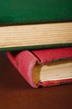 Close up of old book Stock Photos