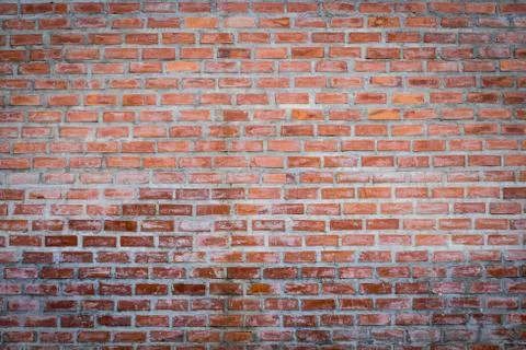 Close-up of old brick wall Foto stock