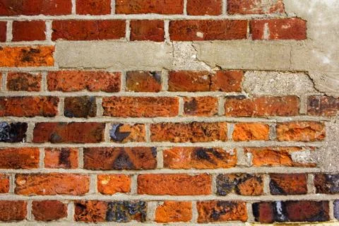 Close up of an old brick wall Stock Photos