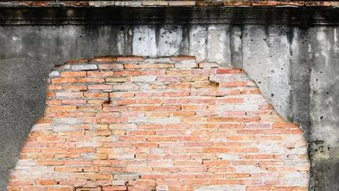Close up of old brick wall Foto stock