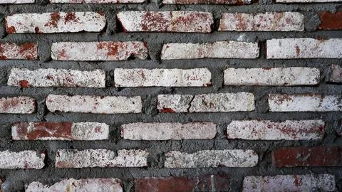 Close-up of an Old Brick Wall Texture Stock Photos