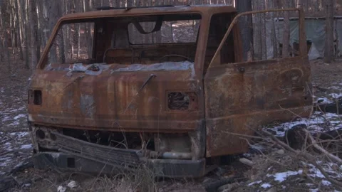 Close up old car Stock Footage 137640652