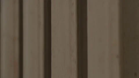 Close-up of an old cast-iron battery in an apartment in Ukraine Stock Footage 272494300