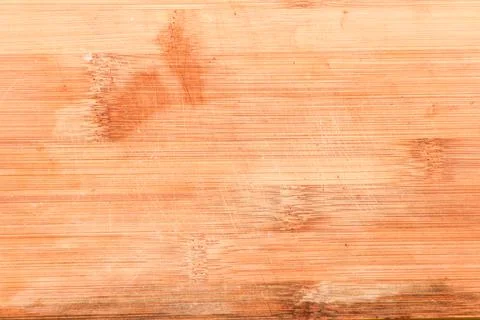 Close up Old chopping board background top view Stock Photos
