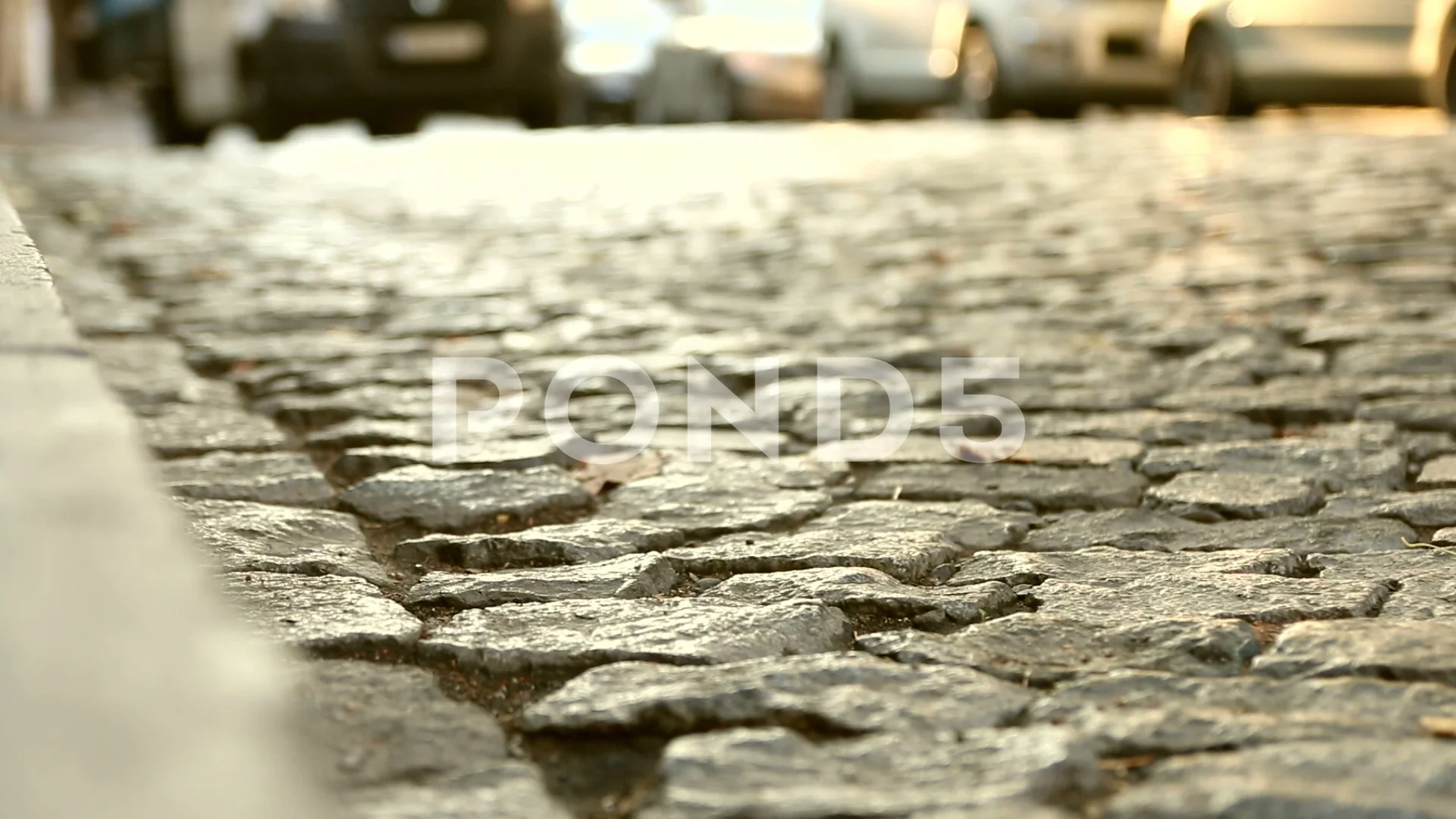 old cobblestone road