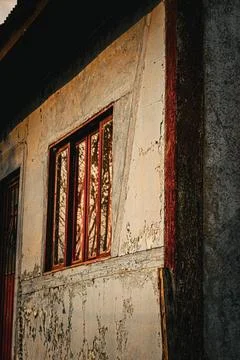 Close up of old house Stock Photos
