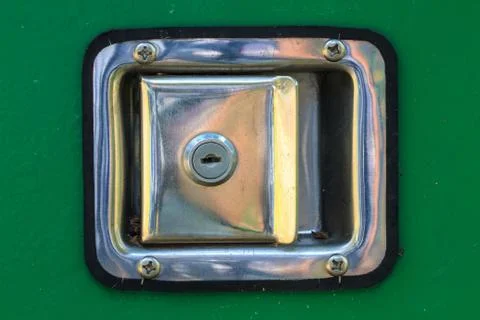 Close up of old keyhole Foto stock