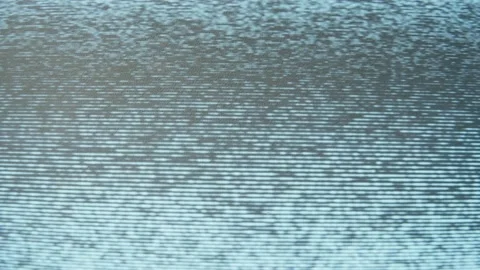 Close-up of old retro television screen. Broken old-fashioned TV with noise, bad Stock-Footage 169114688