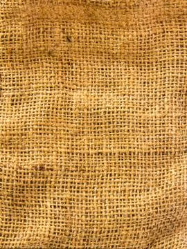 Close up old sack background texture Stock Photos