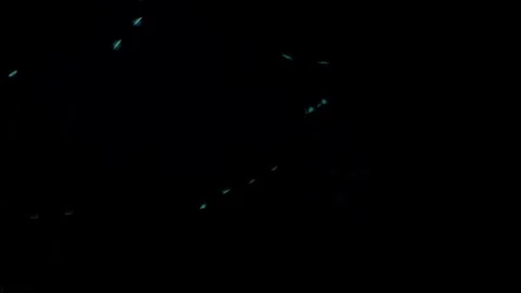 Close-up of an old street lamp with mosquitoes and moths at night. Stock Footage 245444953