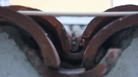 Close up on Old Tiles Video stock 84082892