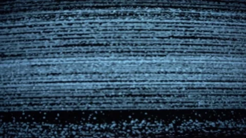 Close up of old TV static and video glitches Stock Footage 201569907