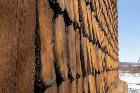 Close up of old type of wooden panel Stock Photos