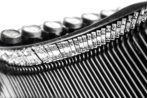 Close-up of old typewriter Stock-Fotos